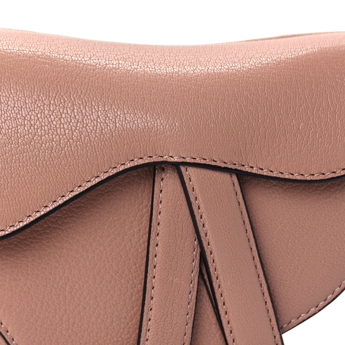 Goatskin Micro Saddle Bag Rose Des Vents