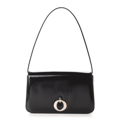 Christian Dior Glazed Calfskin Shoulder Bag Black 1 of 10