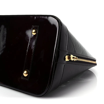 Louis Vuitton Vernis Alma GM Amarante 8 of 8