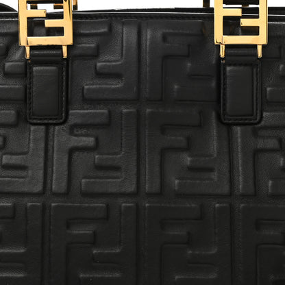 Fendi Nappa FF 1974 Embossed Medium FF Tote Black 8 of 10