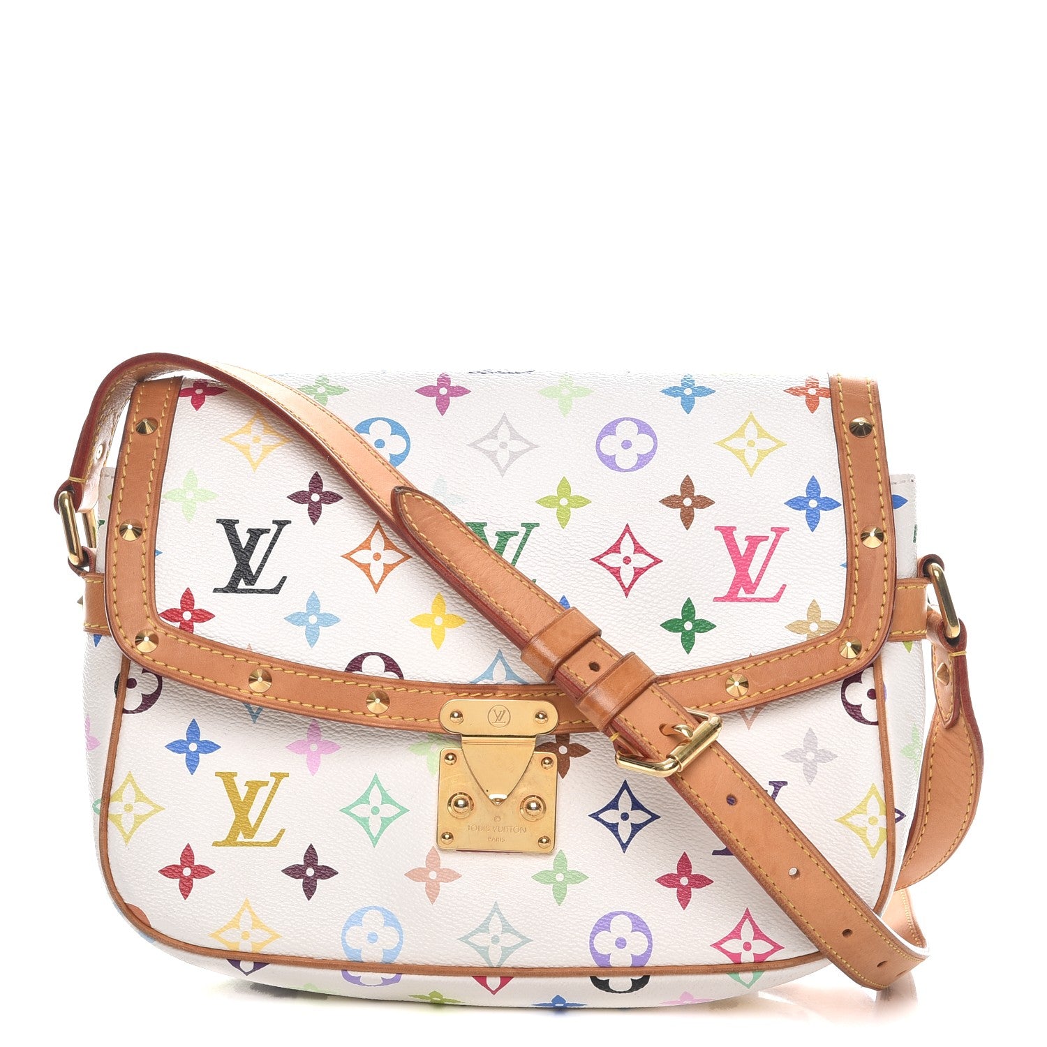 Louis Vuitton Monogram Multicolor Sologne White 1 of 15