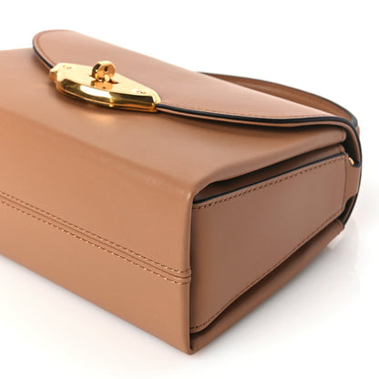 Mulberry High Gloss Calfskin Lana Small Top Handle Sable 8 of 8