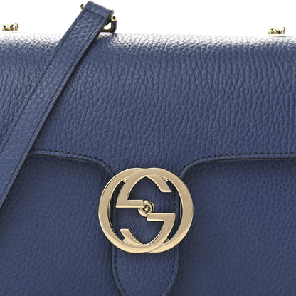 Gucci Dollar Calfskin Small Interlocking G Shoulder Bag Caspian 9 of 11