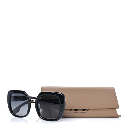 Burberry Acetate Oversized B4315 TB Sunglasses Black 7 of 7