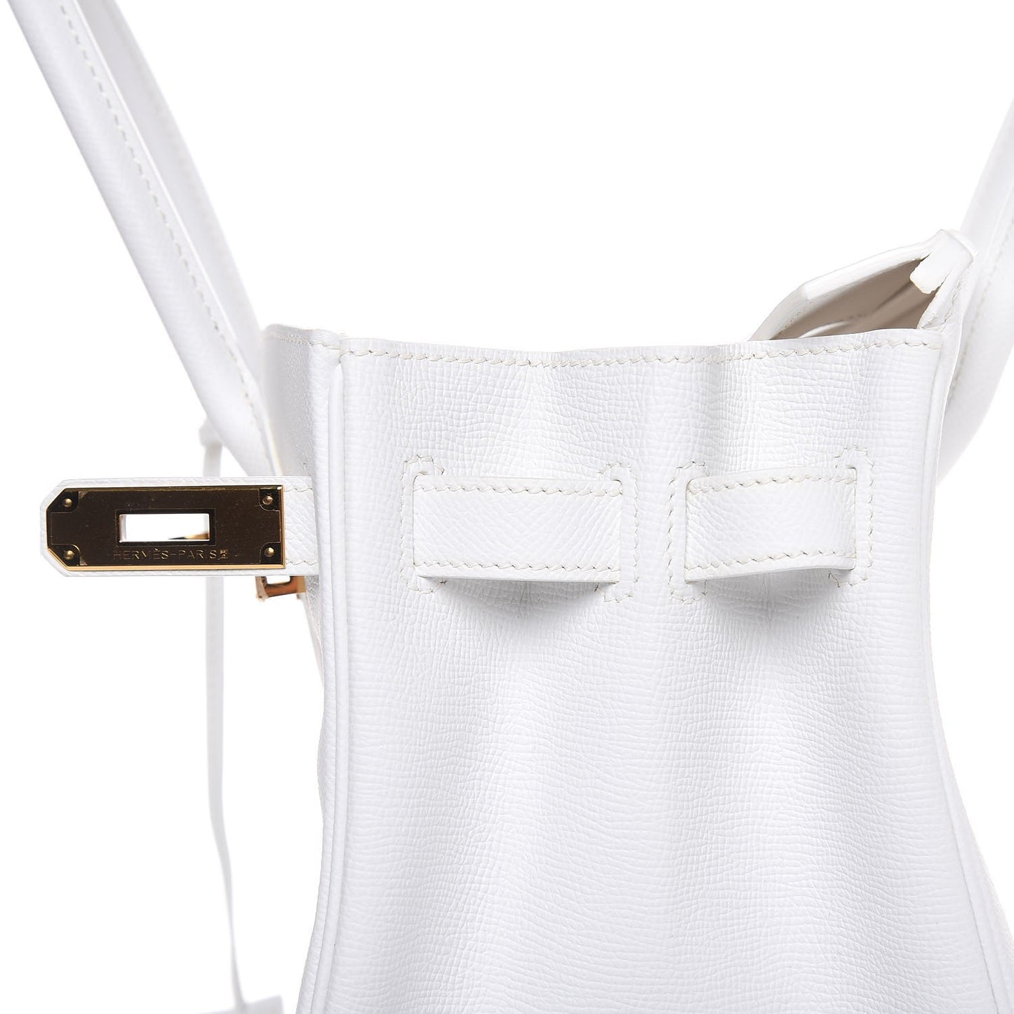 Epsom Birkin 30 Blanc White