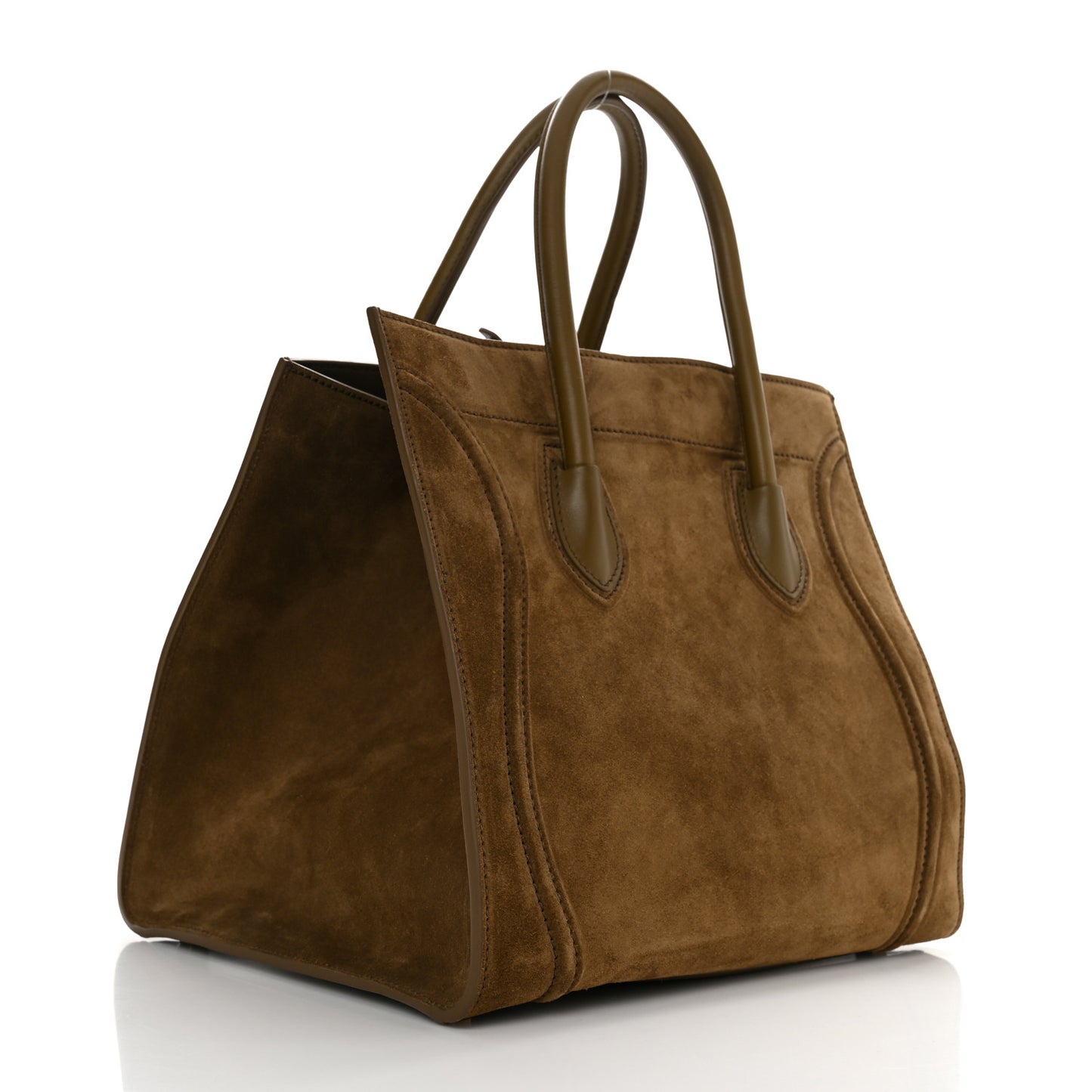 Suede Medium Phantom Luggage Olive