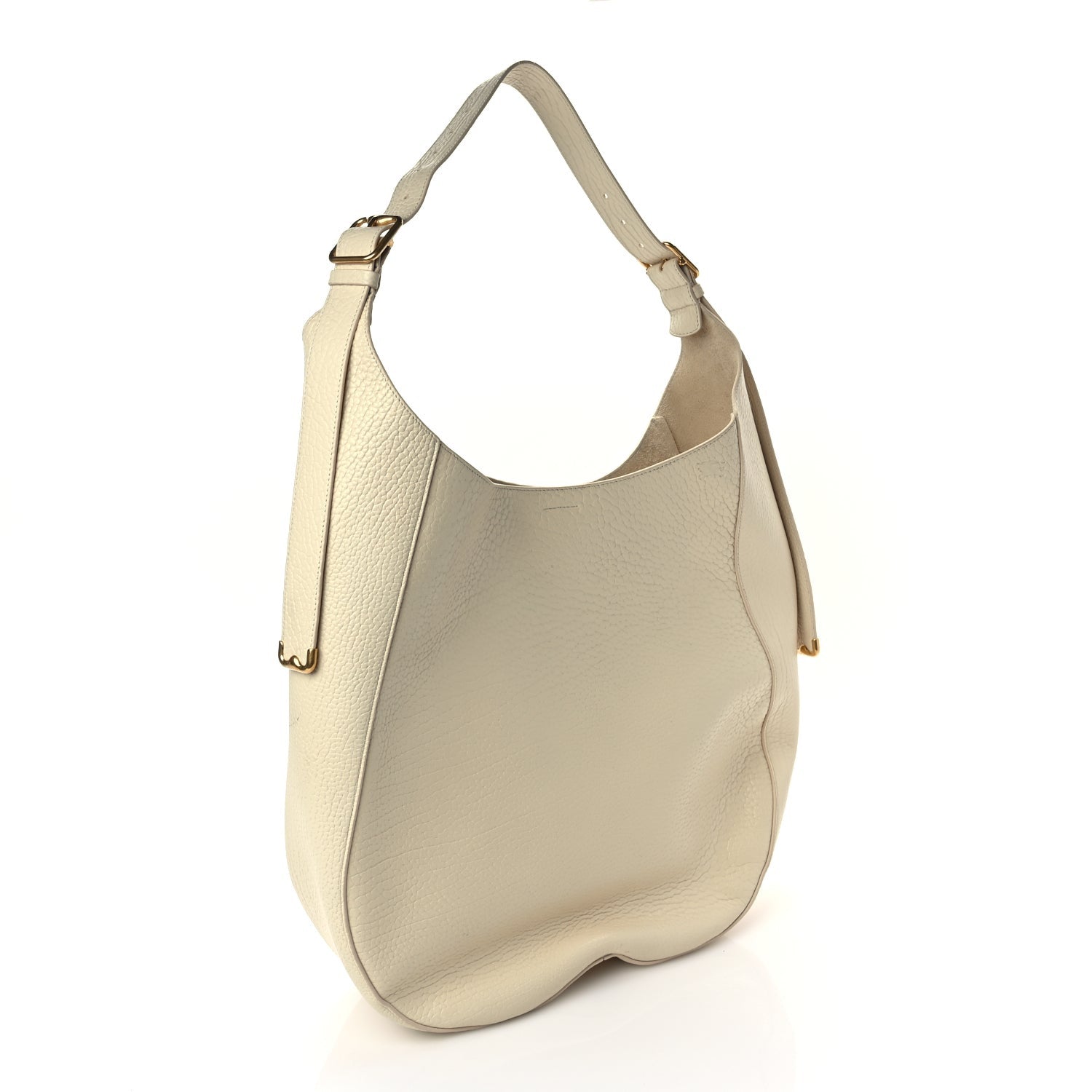 Burberry Signature Grain Extra Large Chess Shoulder Bag Pearl 2 of 8