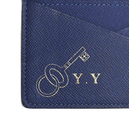 Louis Vuitton Taiga Pocket Organizer Blue Marine 11 of 11