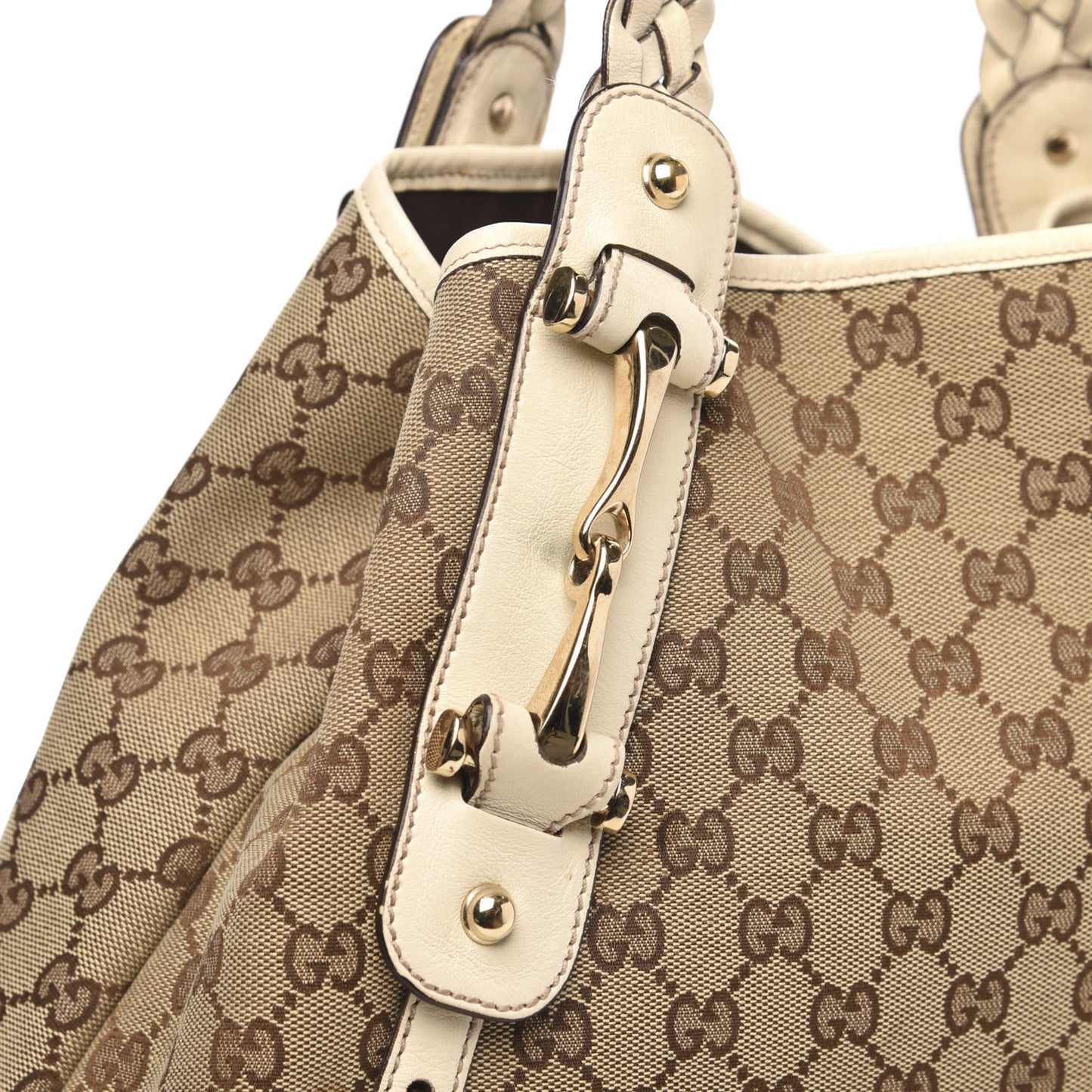 Monogram Medium Pelham Shoulder Bag Off White