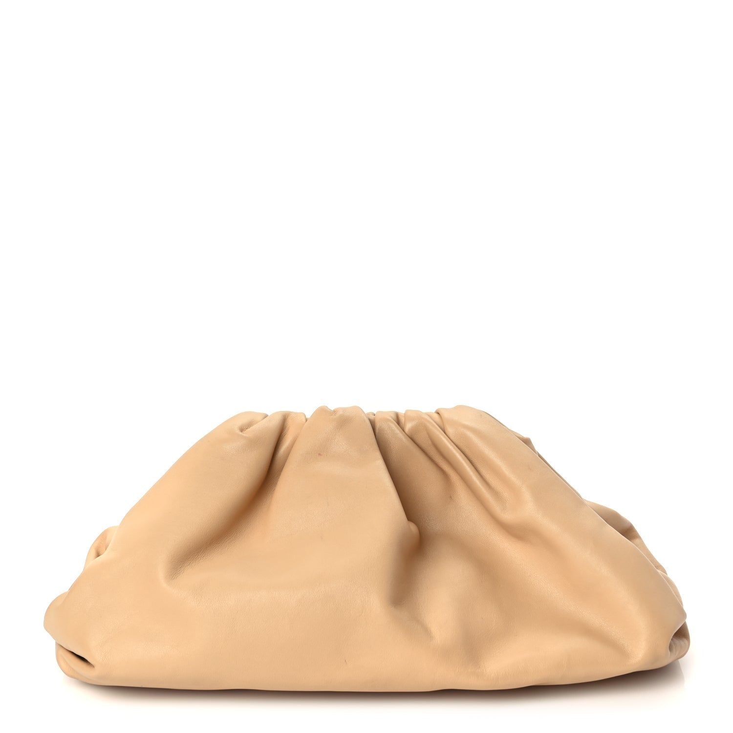 Bottega Veneta Smooth Butter Calf The Pouch Oversized Clutch Nude 1 of 7