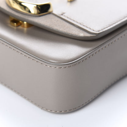 Chloe Shiny Calfskin Suede Mini C Double Carry Motty Grey 7 of 9