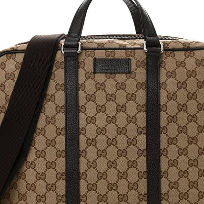 Gucci Monogram Briefcase Dark Brown 8 of 12
