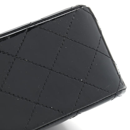 Chanel Patent Quilted Medium Double Flap Black 16 of 16