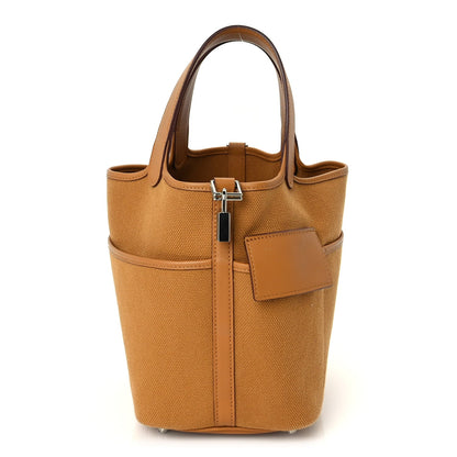 Hermes Toile Goeland Swift Cargo Picotin Lock 18 Sesame 1 of 10