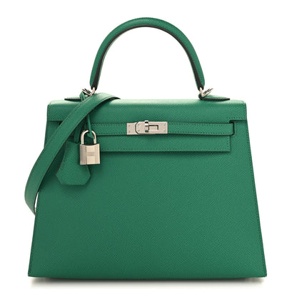 Hermes Epsom Kelly Sellier 25 Vert Jade 1 of 11