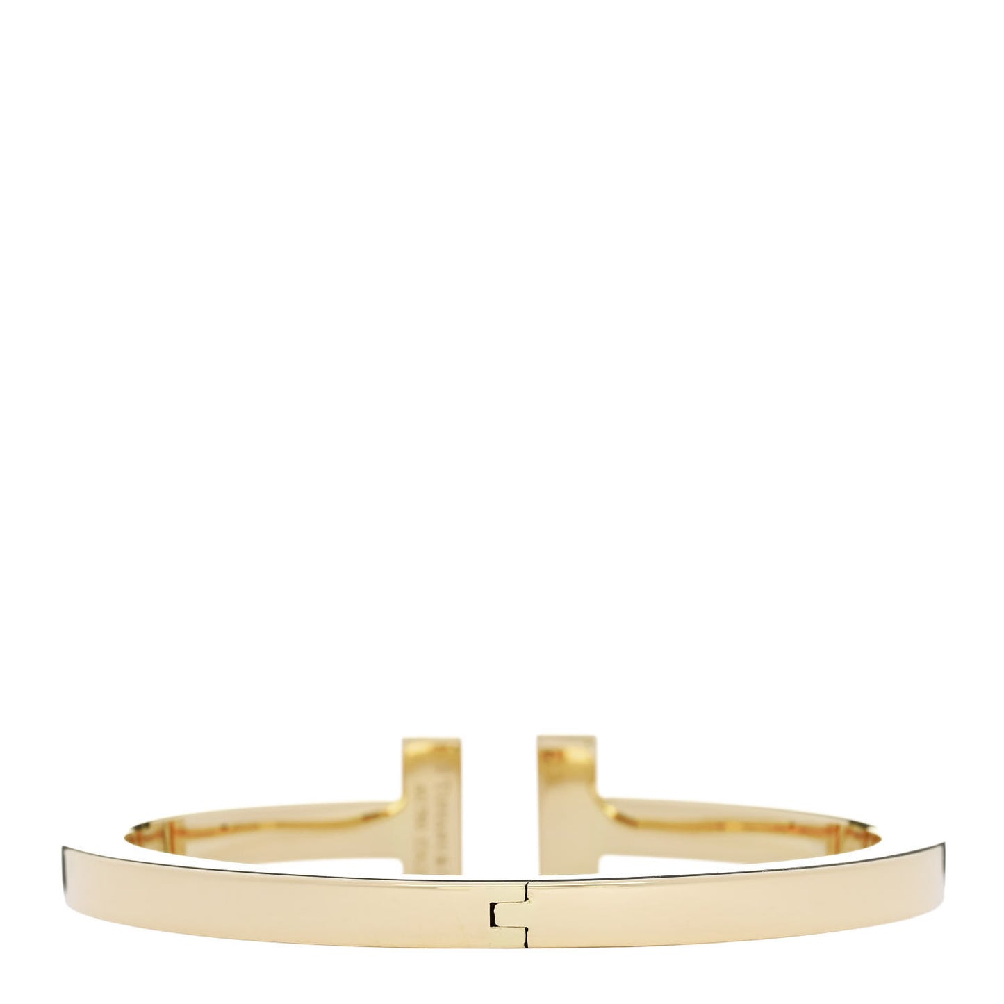 18K Yellow Gold T Square Bracelet