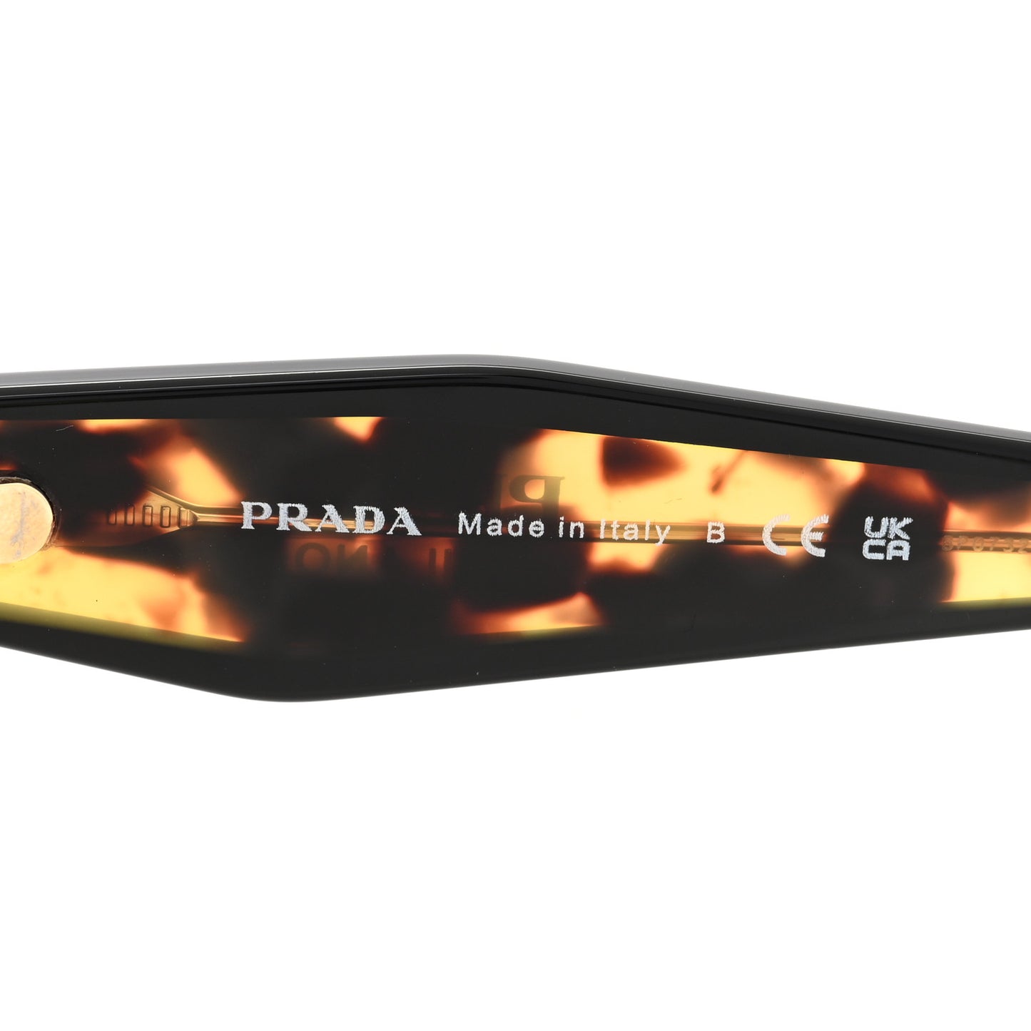 Acetate Square Sunglasses SPR 24Z Black Tortoise