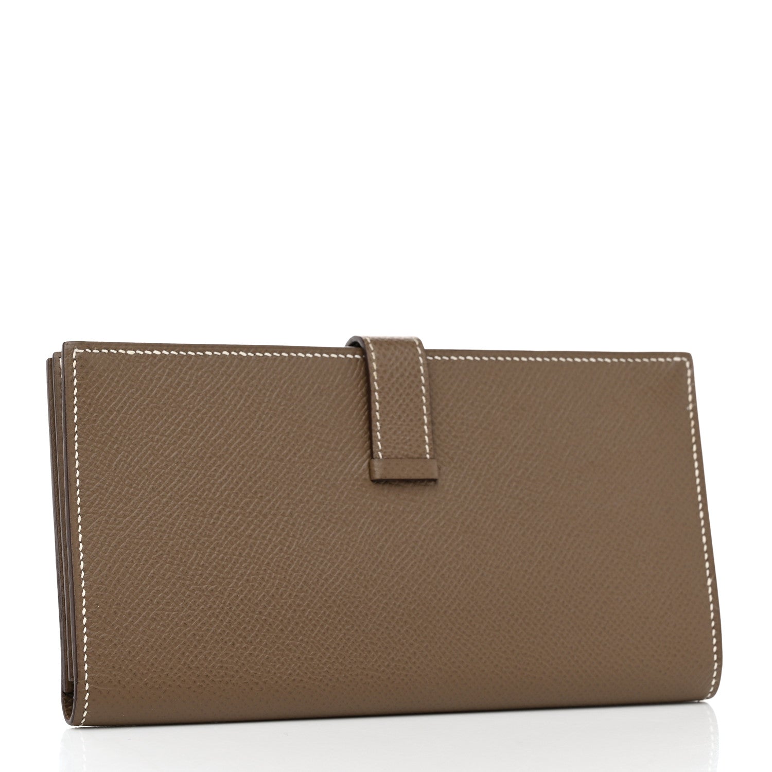 Hermes Epsom Bearn Gusset Wallet Etoupe 3 of 8