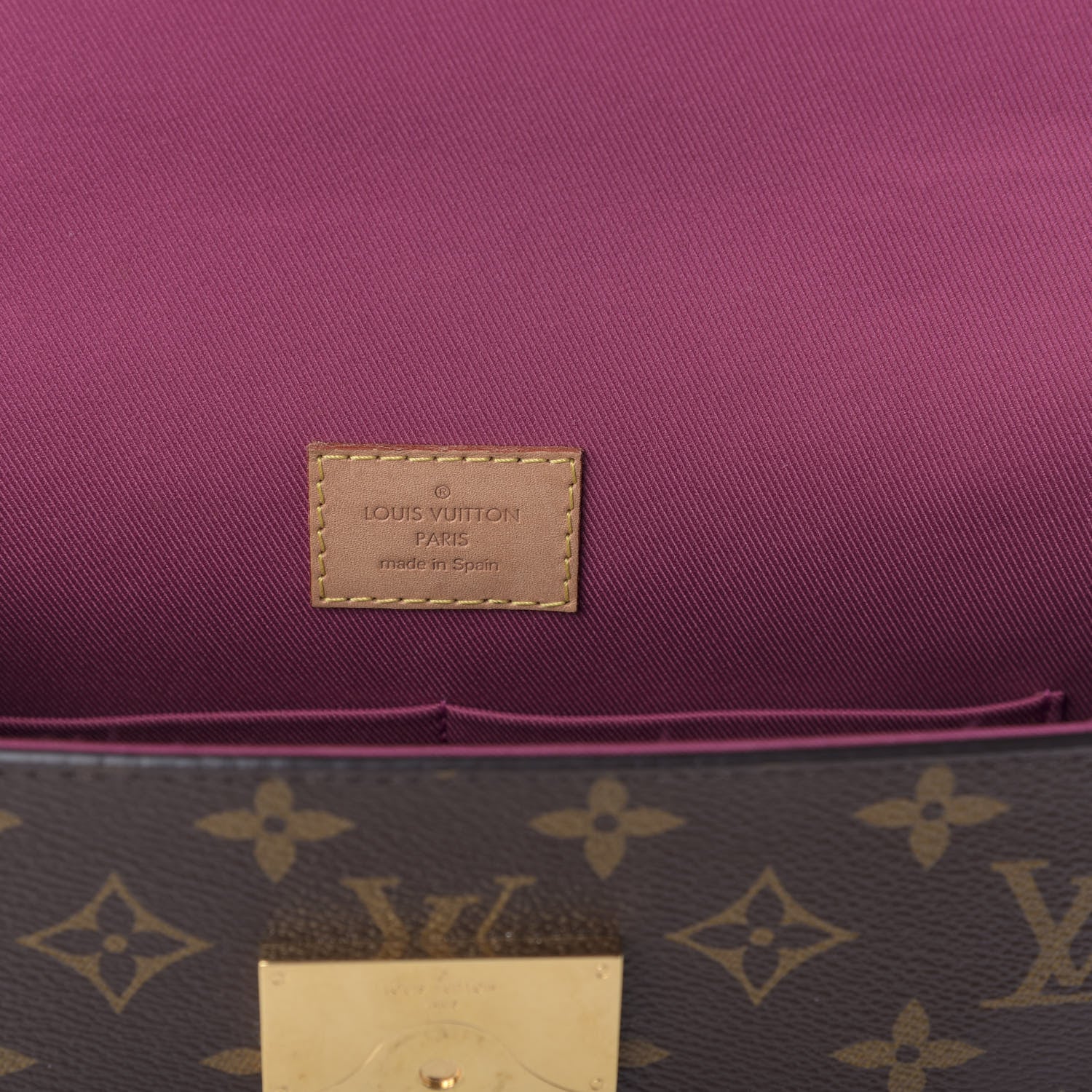 Louis Vuitton Monogram Cluny BB Bordeaux Fuchsia 6 of 13