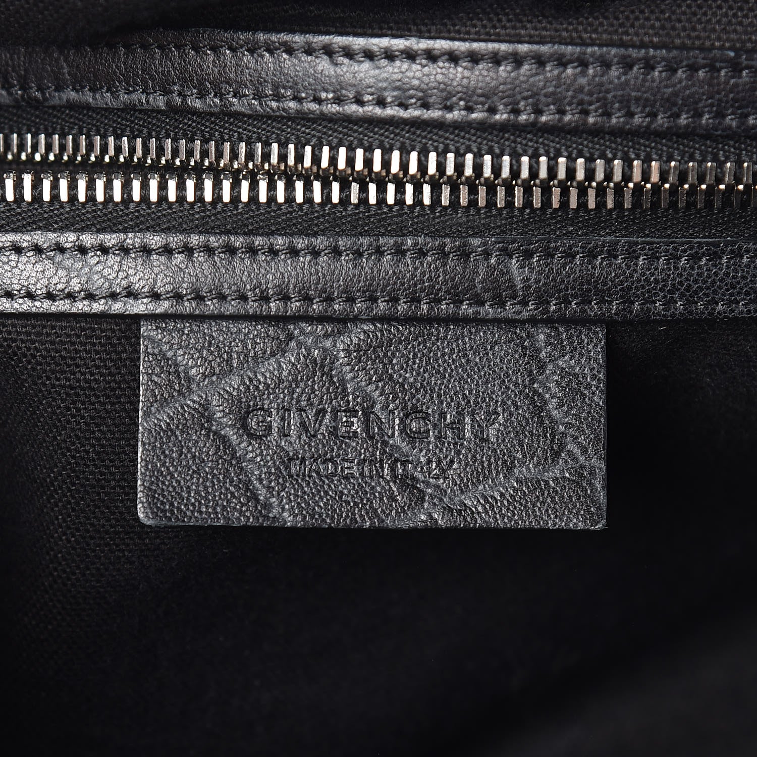 Givenchy Calfskin Elephant Embossed Medium Nightingale Black 7 of 13