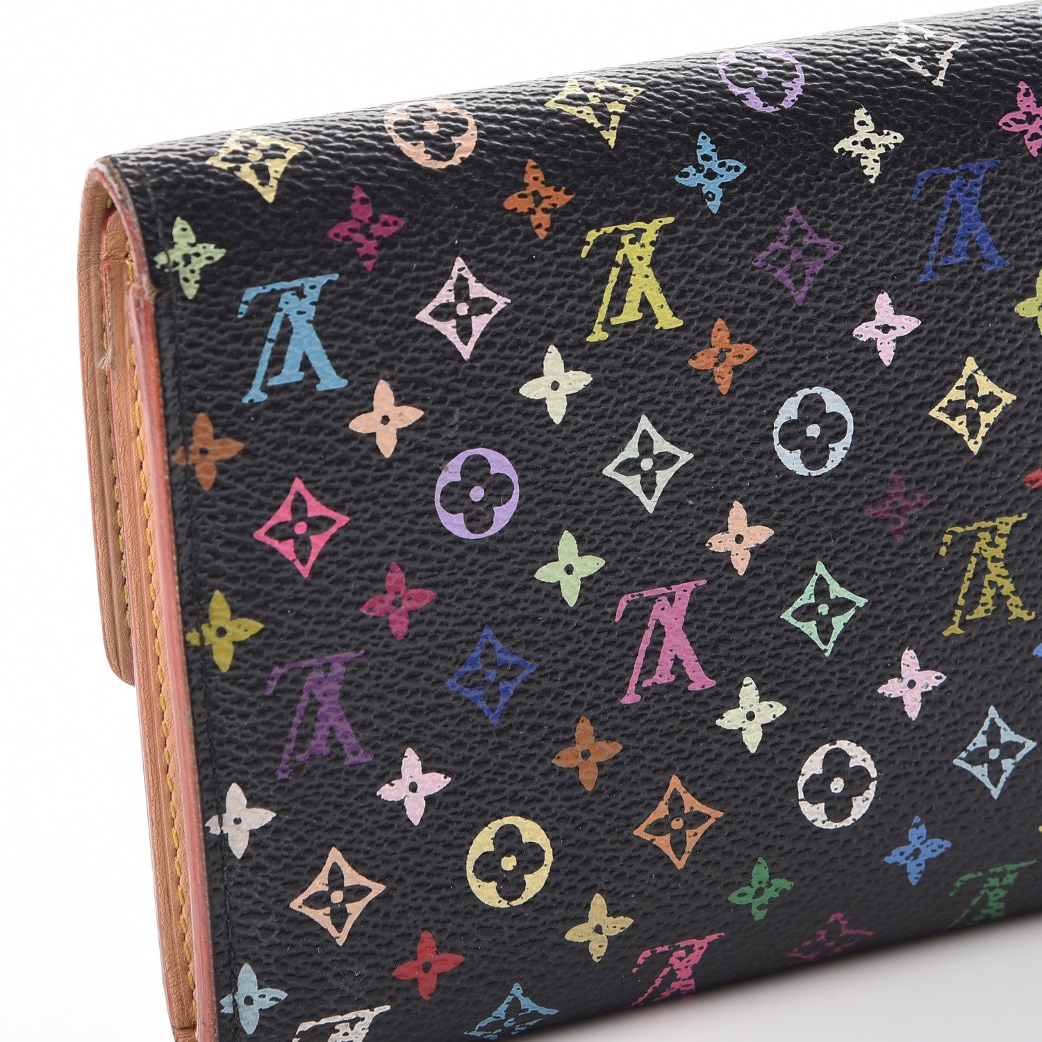 Louis Vuitton Monogram Multicolor Sarah Wallet Black 9 of 20