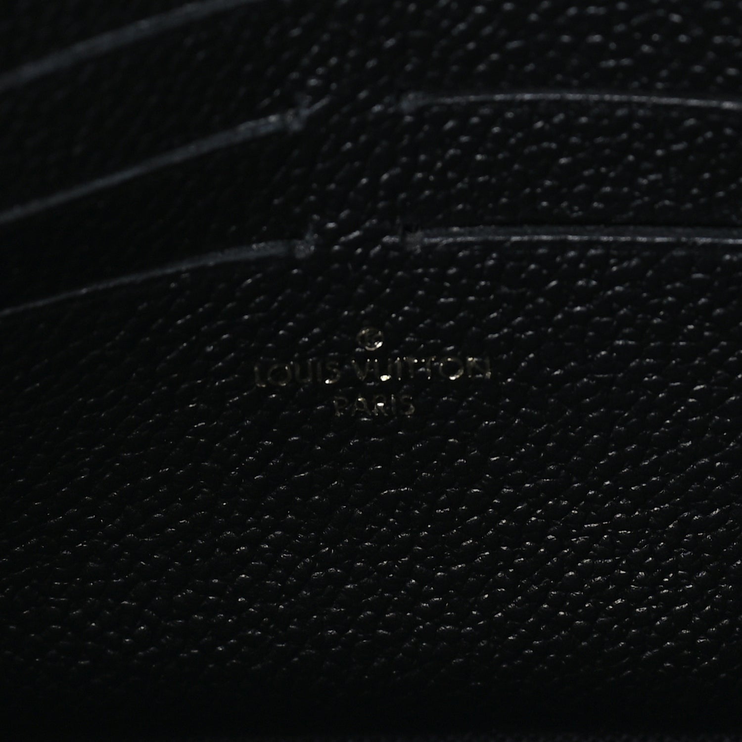 Louis Vuitton Empreinte Pochette Felicie Chain Wallet  Black 6 of 9
