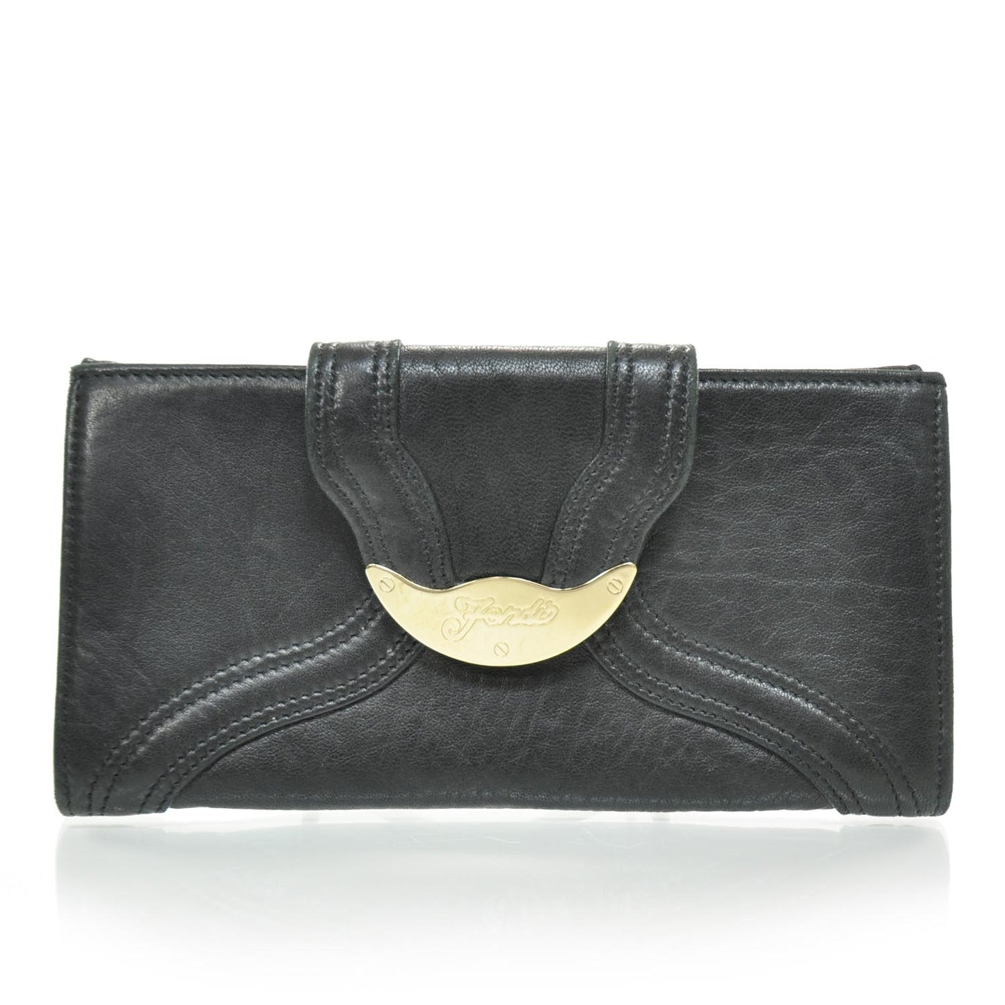 Nappa Nuvolata Spy Continental Wallet Black