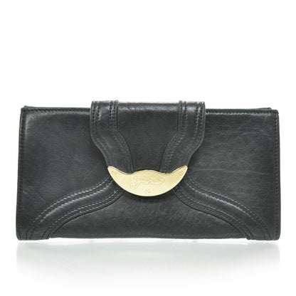Fendi Nappa Nuvolata Spy Continental Wallet Black 1 of 9