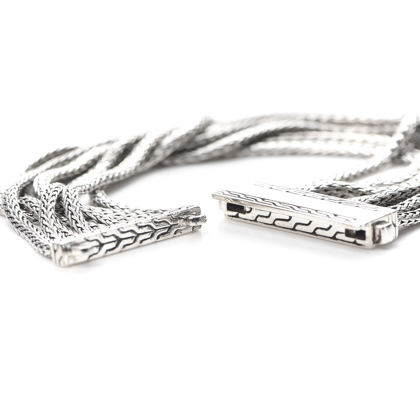 Sterling Silver Classic Chain Nine Row Bracelet