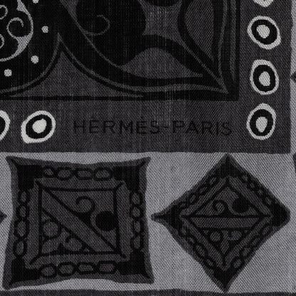 Hermes Wool Silk Namaste Scarf 100 2 of 4