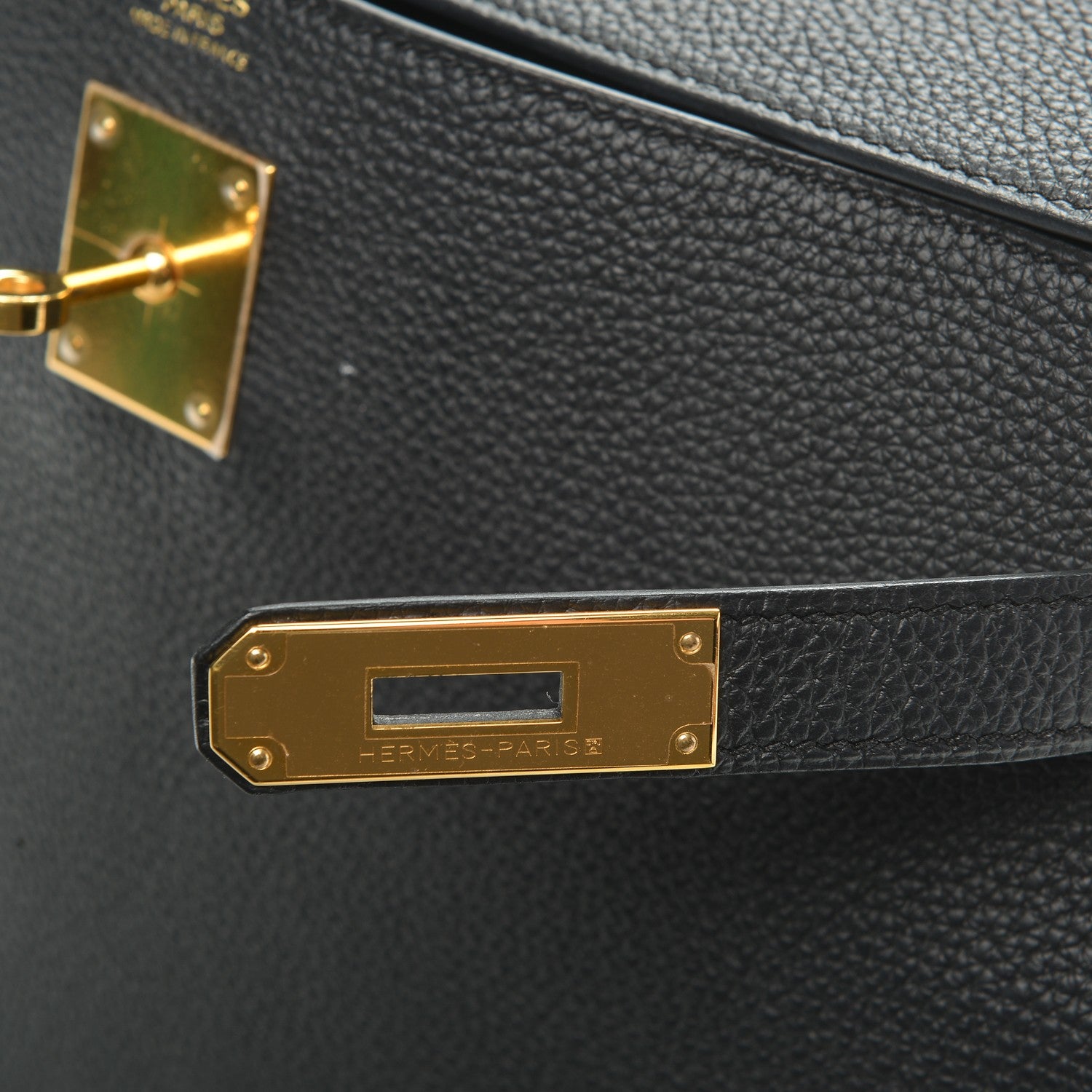 Hermes Togo Kelly Retourne 32 Black 9 of 24