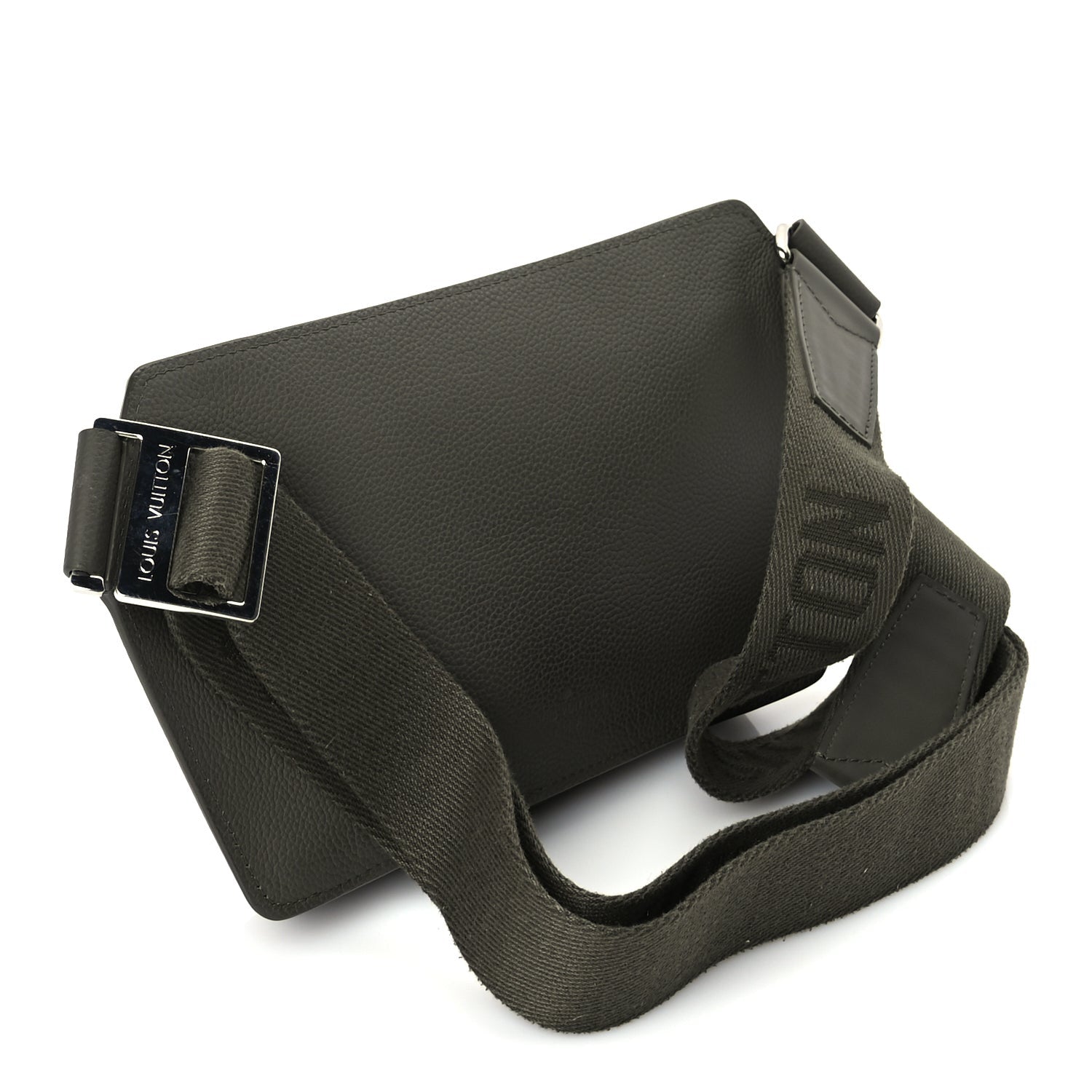 Louis Vuitton Grained Calfskin Aerogram Takeoff Sling  Khaki 2 of 8