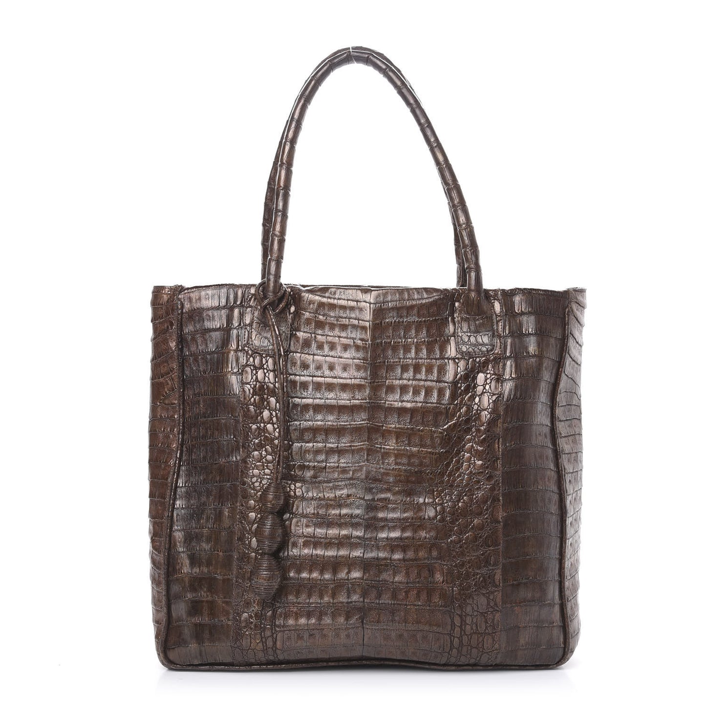 Crocodile Tote Brown