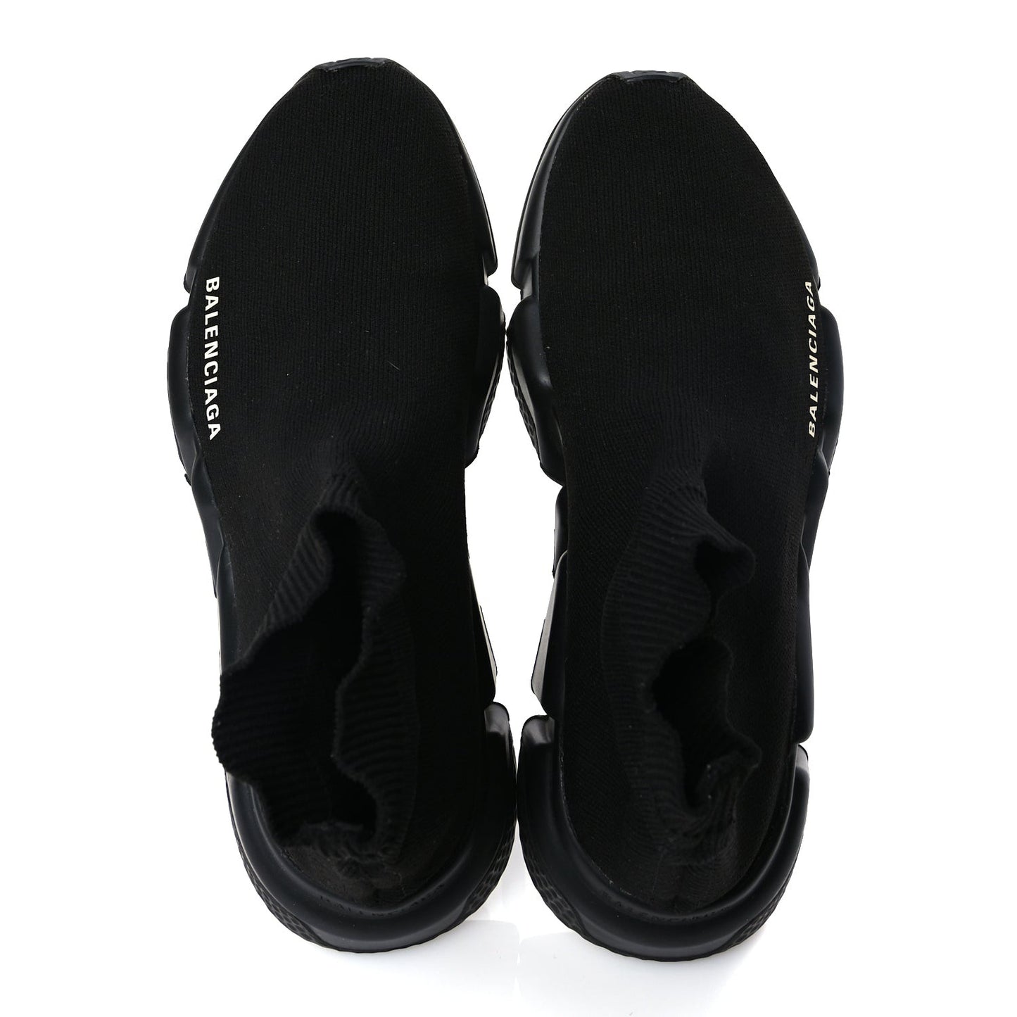 Neoprene Knit Womens Speed Sneakers 38 Black