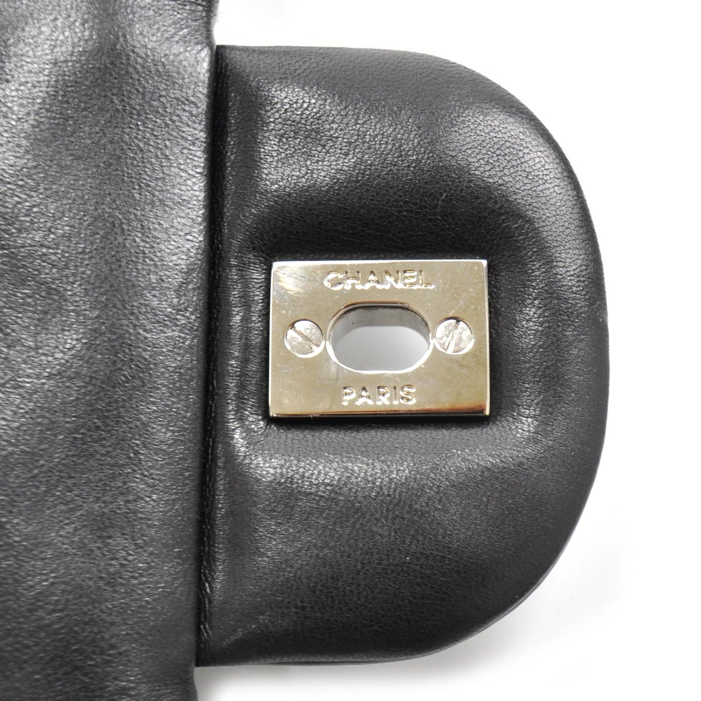 Patent Maxi Double Flap Black SHW