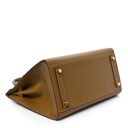 Hermes Madame Calfskin Birkin Sellier 30 Bronze Dore 4 of 11