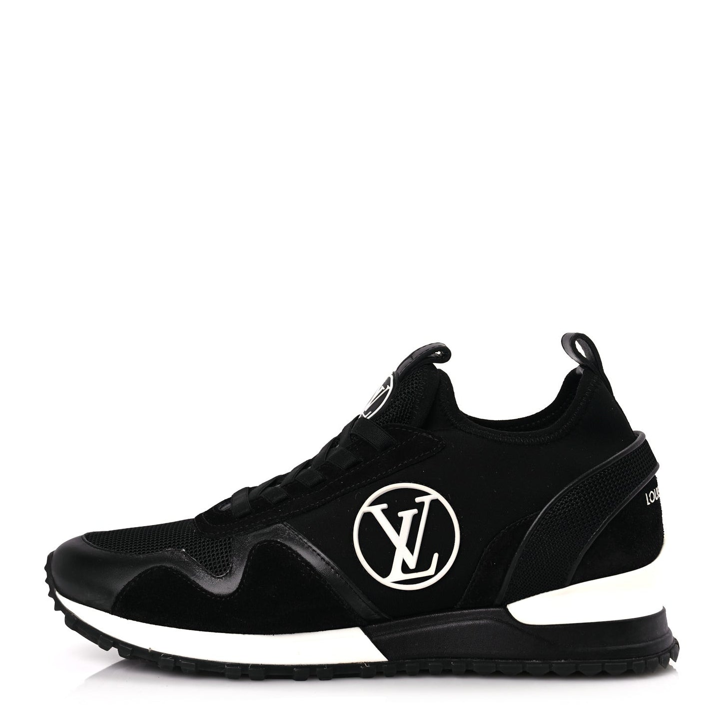 Calfskin Run Away Sneakers 38 Black