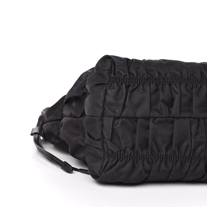 Prada Tessuto Nylon Gaufre Tote Black 9 of 11
