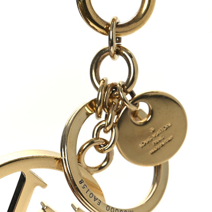 Louis Vuitton LV Circle Bag Charm Key Holder Gold 4 of 4