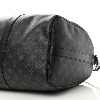 Louis Vuitton Monogram Eclipse Keepall Bandouliere 45 9 of 9