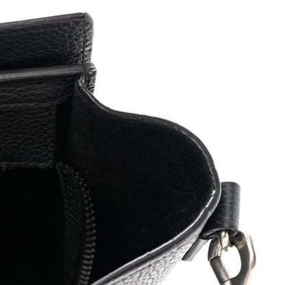 Celine Drummed Calfskin Nano Luggage Black 16 of 18
