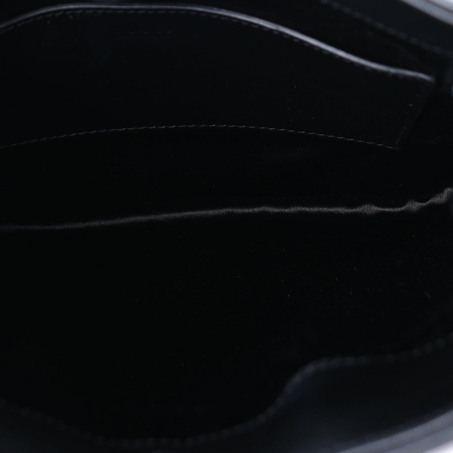 Calfskin Horsebit Slim Shoulder Bag Black