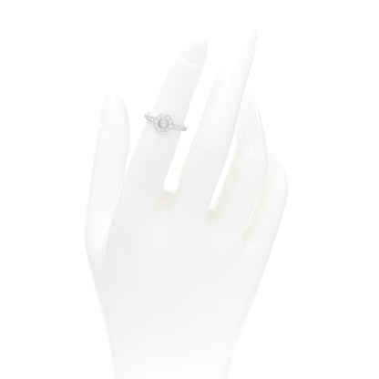 Tiffany Platinum Diamond Open Circle Ring 48 4.5 2 of 4