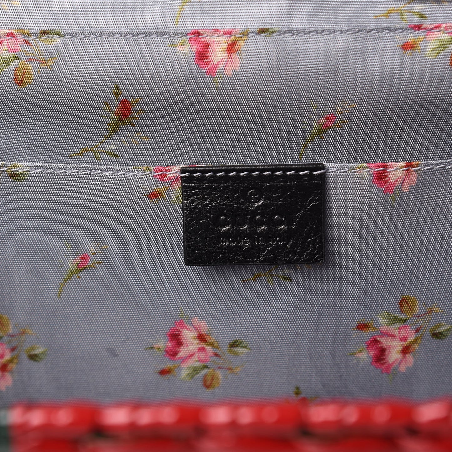 Glazed Wicker Stripe Small Cestino Shoulder Bag Green