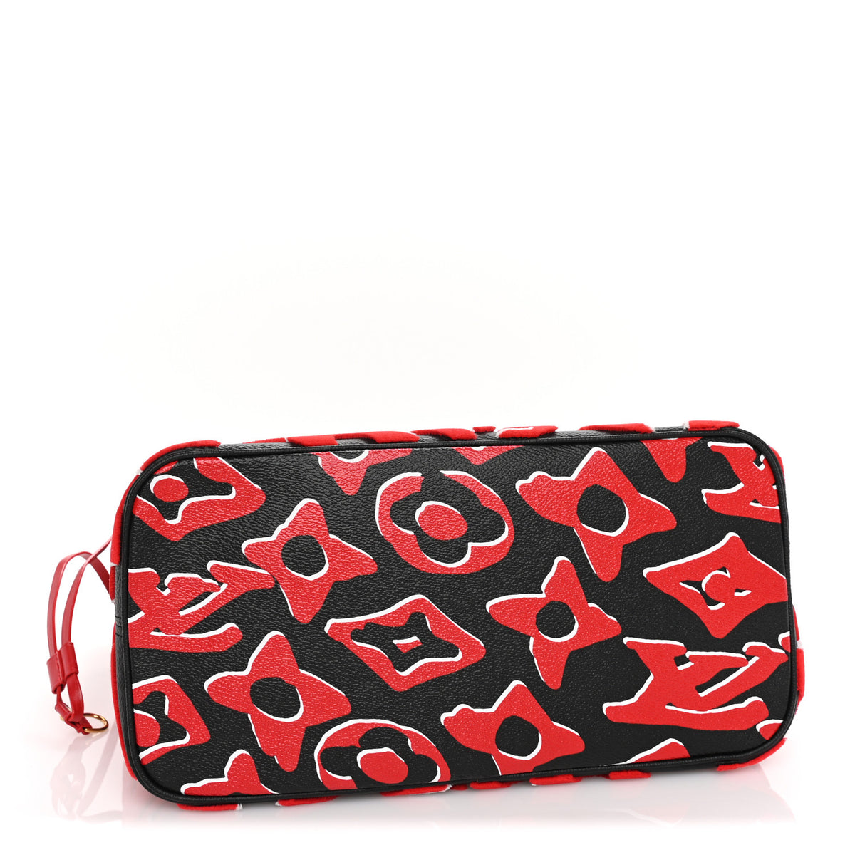 X UF Tufted Monogram Neverfull MM Black Red