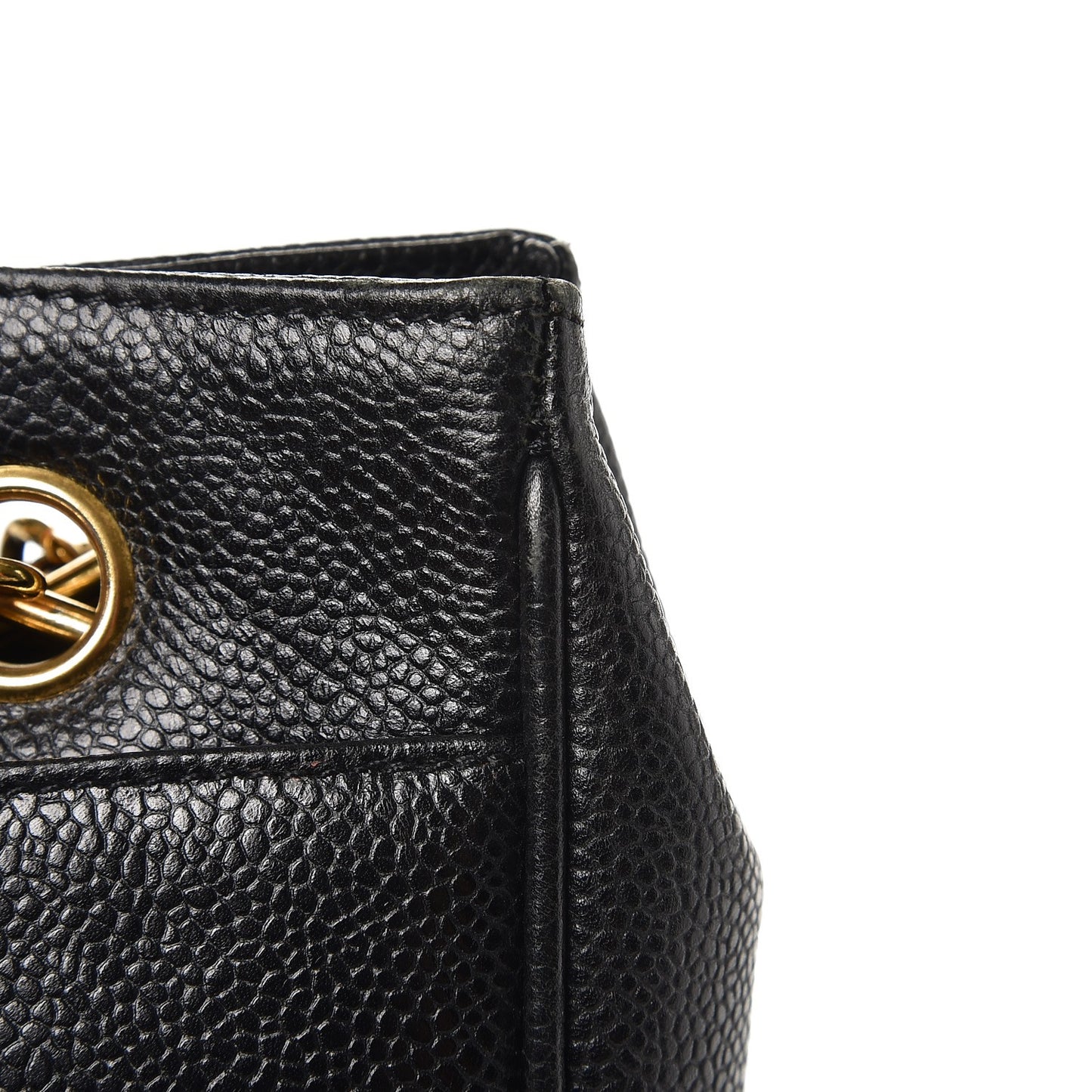 Caviar CC Shoulder Bag Black