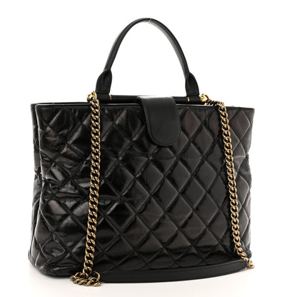 Chanel leather shoulder bag black 3 of 14