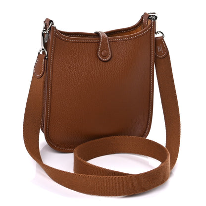 Hermes Taurillon Clemence Evelyne TPM Gold 2 of 8