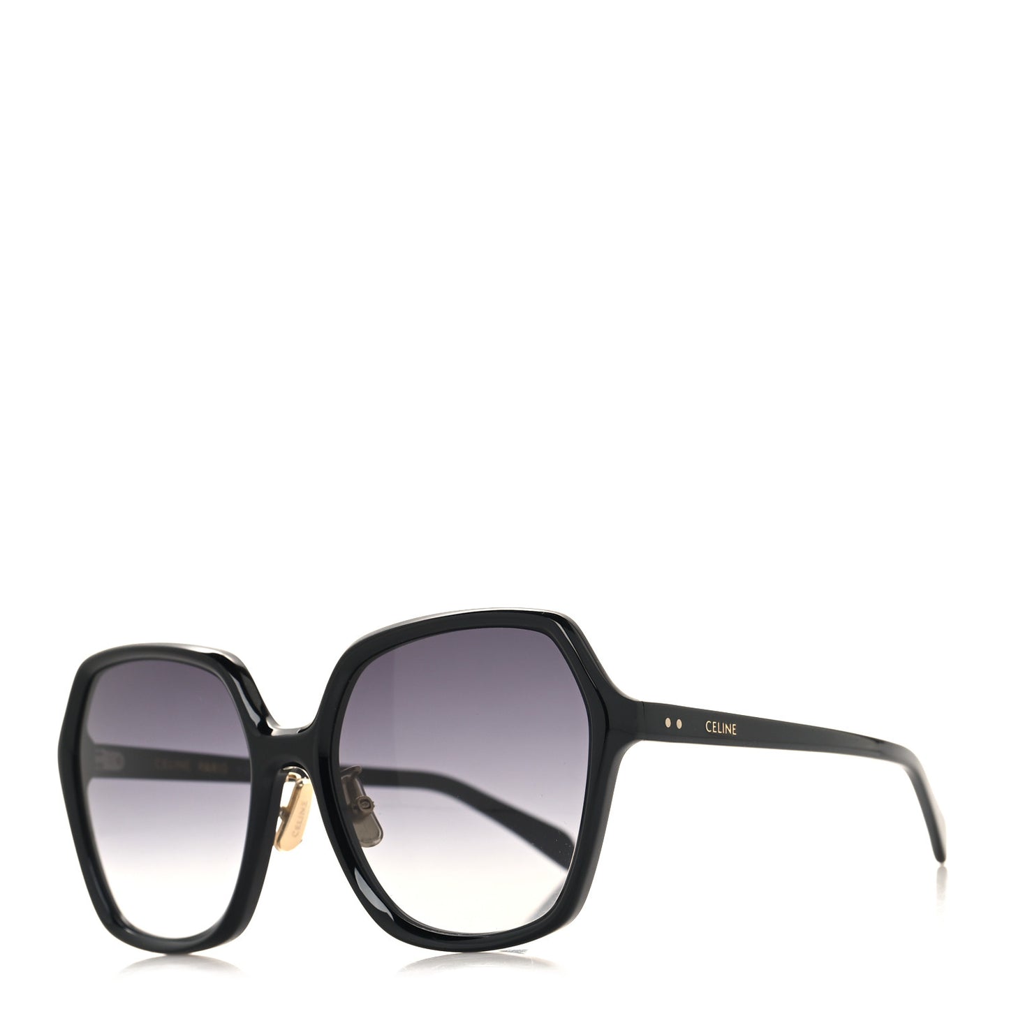 Acetate Square Sunglasses CL40230F Black