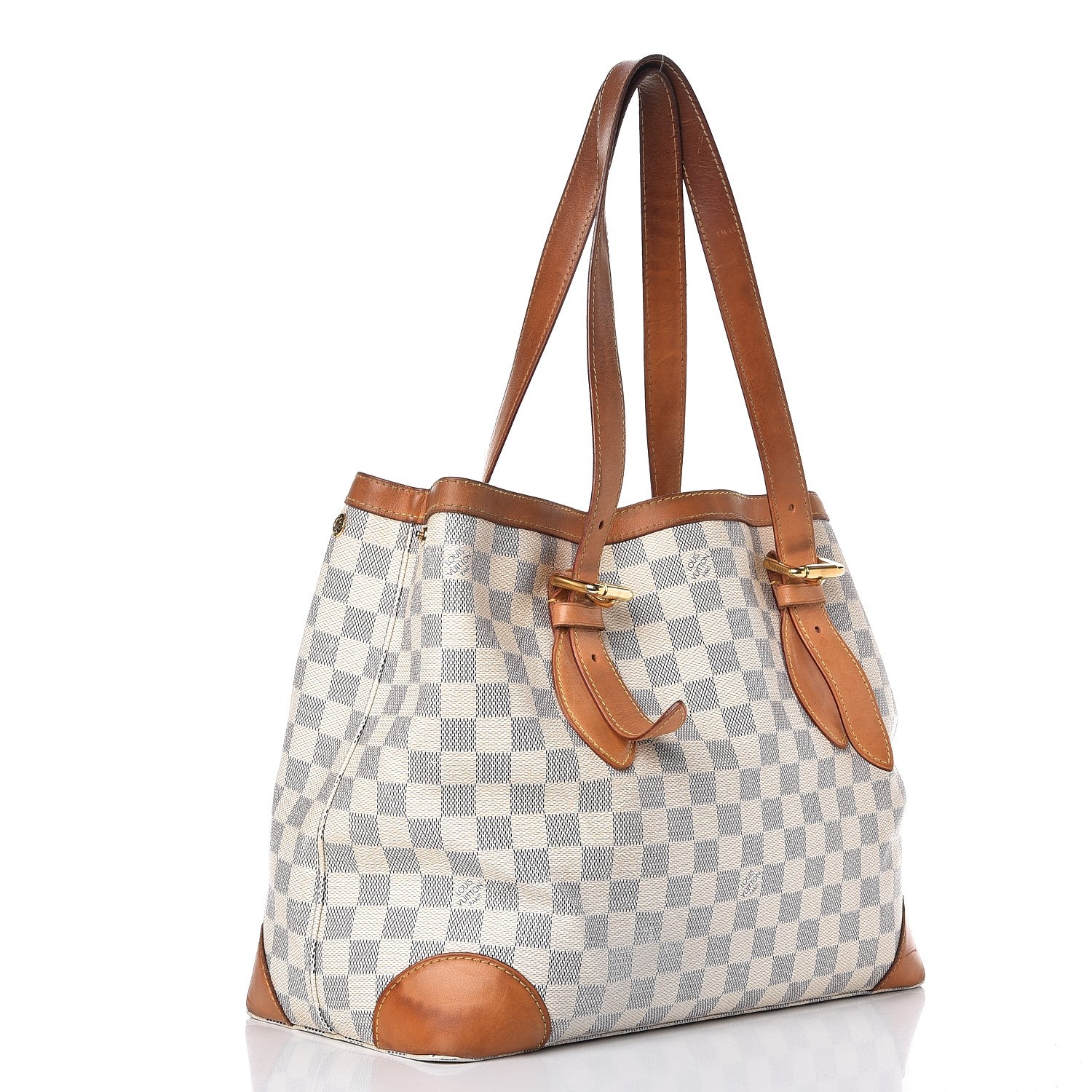 Louis Vuitton Damier Azur Hampstead MM 3 of 25